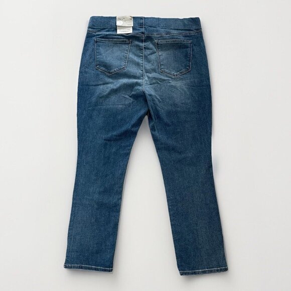 NWT NYDJ Alina Pull On Ankle Skinny Jeans With Side Slit Women's Size 16 - Picture 4 of 15